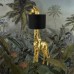 Žirafá - stojací lampa GiGi, zlatá / černá